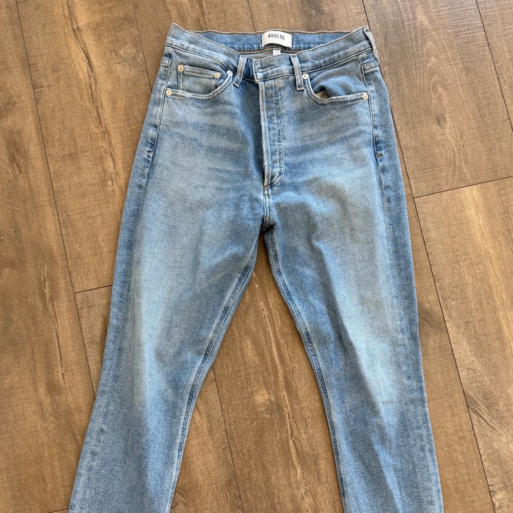 Agolde Button Fly Jeans